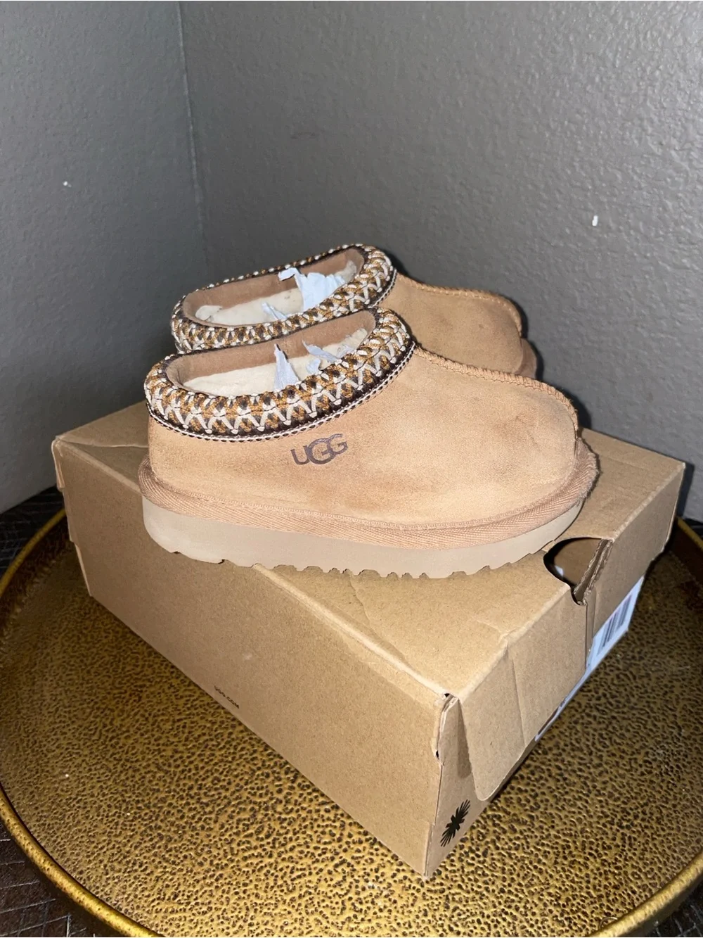 UGG Tasman II CHE Chestnut Suede Slip-On